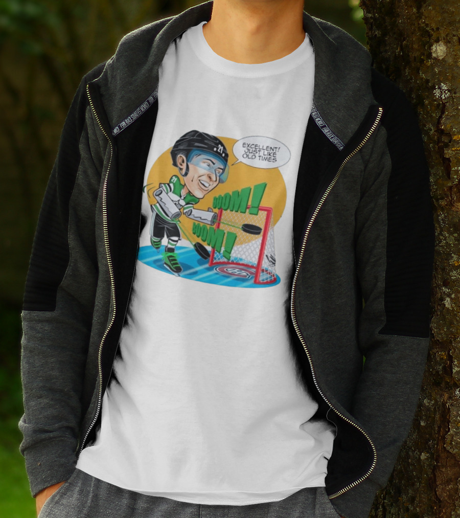 Jason Robertson Boom Excellent Just Like Old Times Hockey Goal T-Shirt