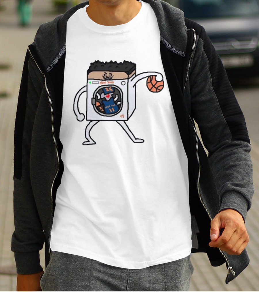 Landry Shamet New York Washing Machine Basketball Play T-Shirt