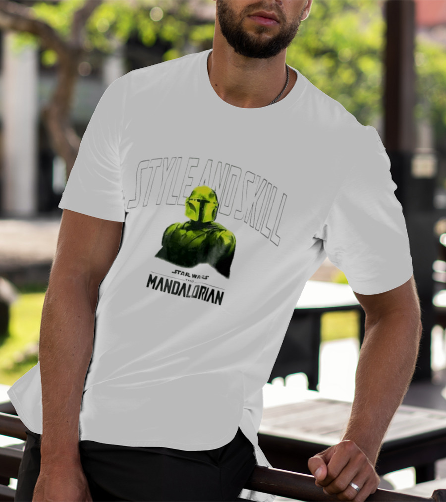 Star Wars The Mandalorian Style And Skill T-Shirt