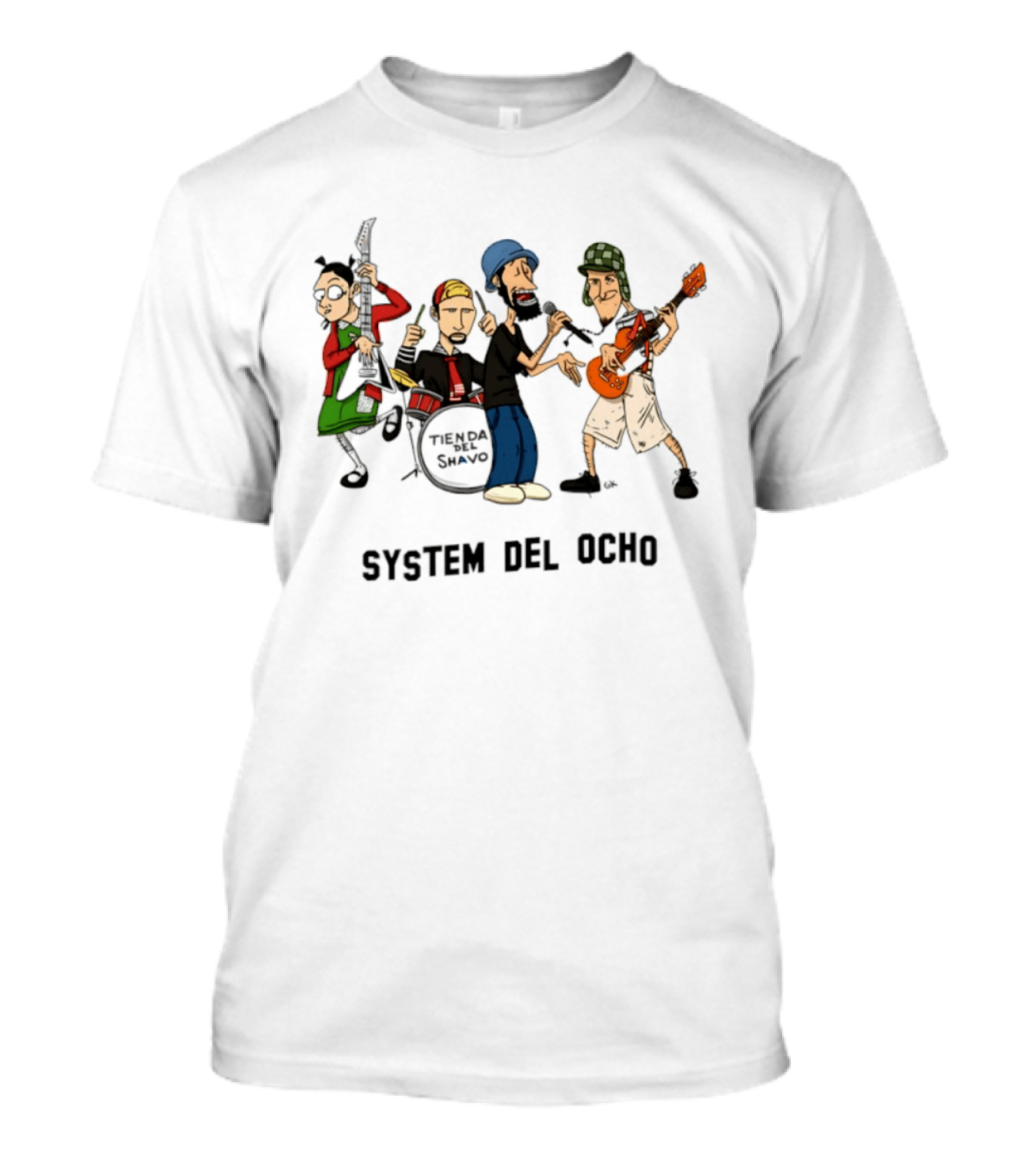 System Of A Down Tienda Shavo System Del Ocho Characters T-Shirt