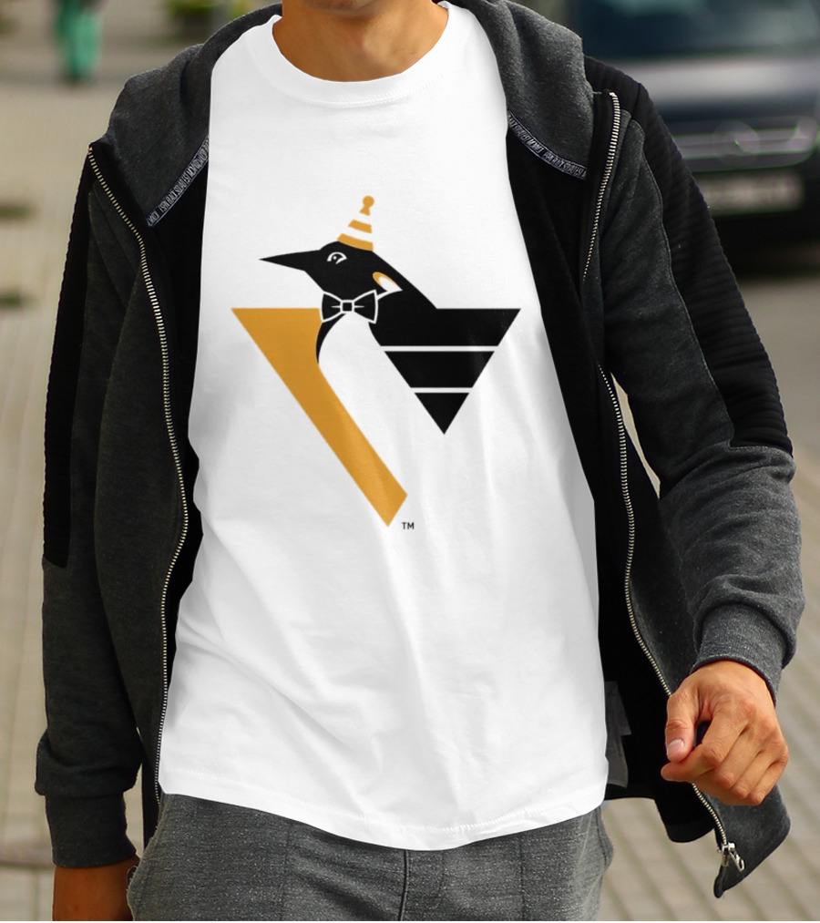 Pittsburgh Penguins Happy Birthday RoboPenguin NHL Party T-Shirt