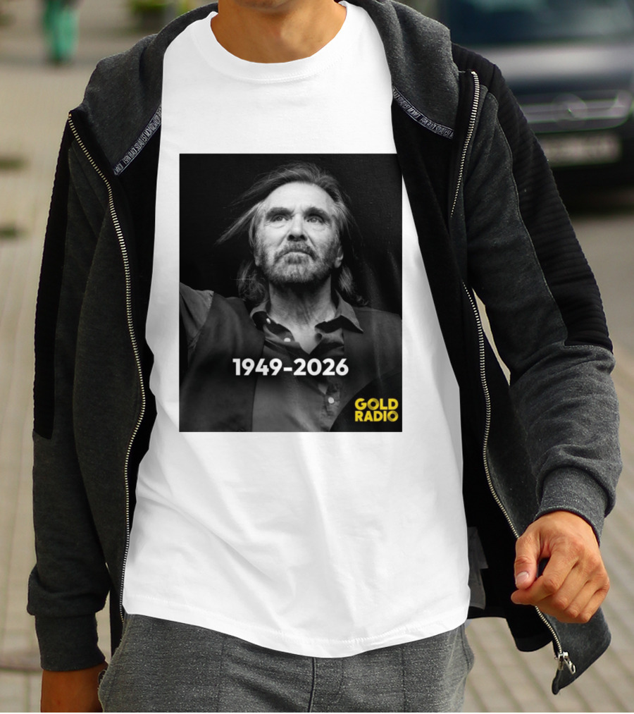 Dr Hook Singer Dennis Locorriere 1949 2026 Gold Radio T-Shirt