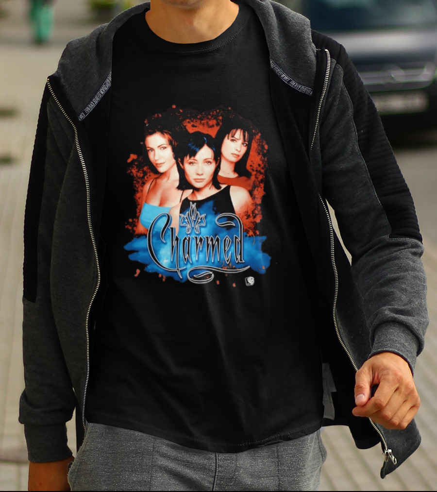 Charmed 1998 Prue Piper Phoebe Iconic Magic Sisters T-Shirt