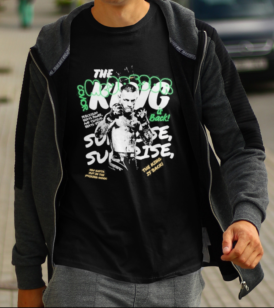 The Notorious Conor McGregor The Champ Sunrise Surprise Boxing Legacy T-Shirt
