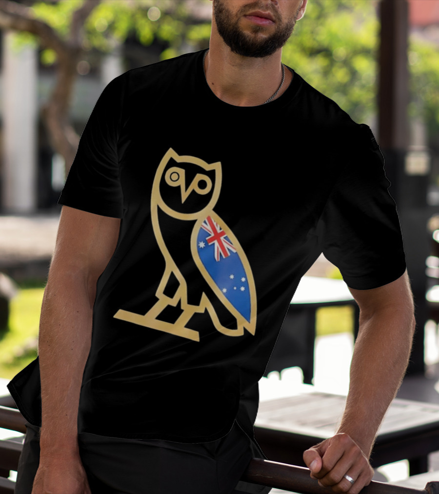 OVO Owl With Australia Flag T-Shirt