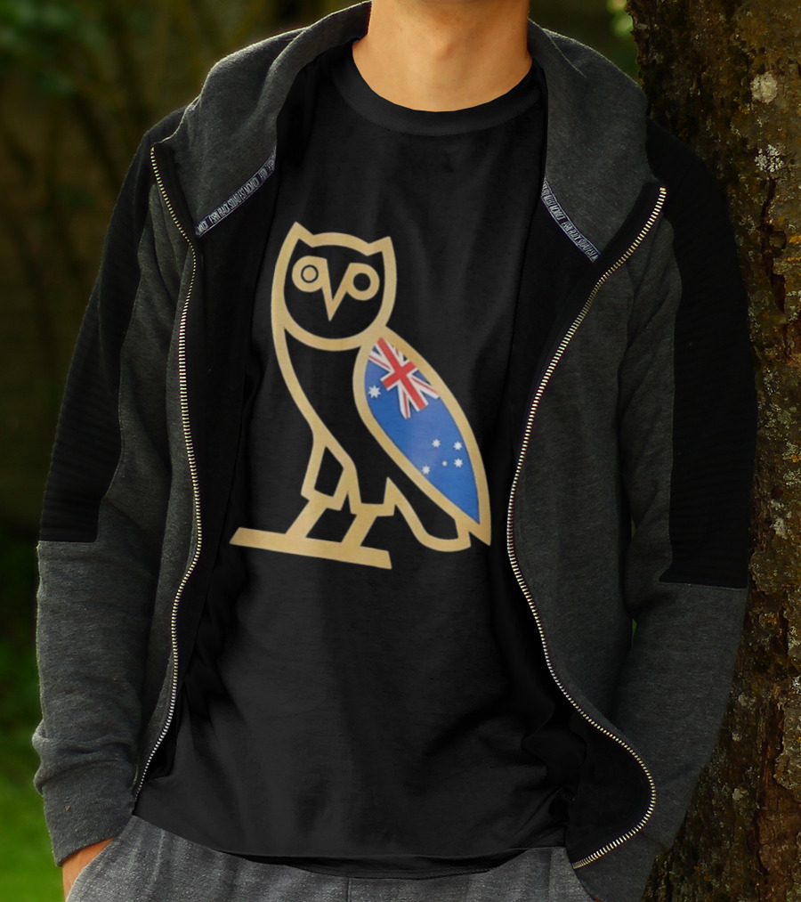 OVO Owl With Australia Flag T-Shirt