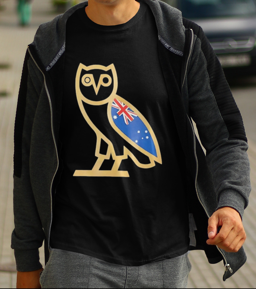 OVO Owl With Australia Flag T-Shirt