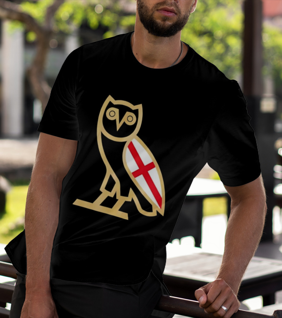 OVO Owl England Flag T-Shirt