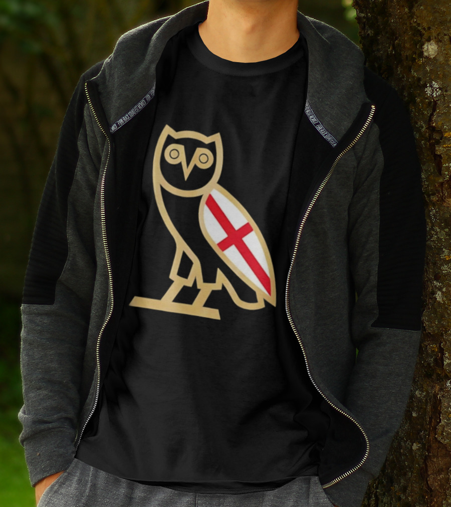 OVO Owl England Flag T-Shirt