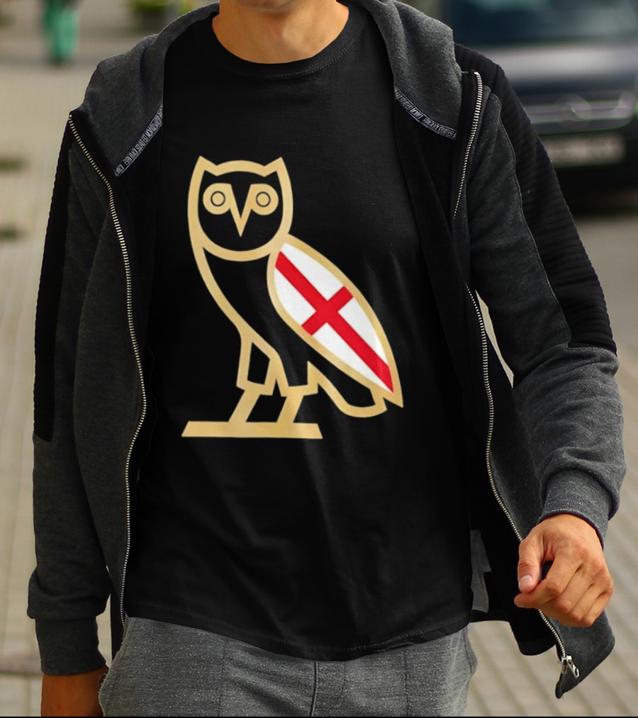 OVO Owl England Flag T-Shirt