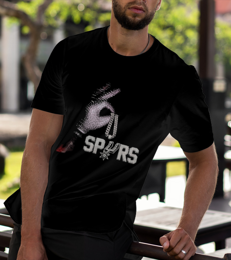 Drake Iceman Spurs Diamond Hand San Antonio Spurs T-Shirt