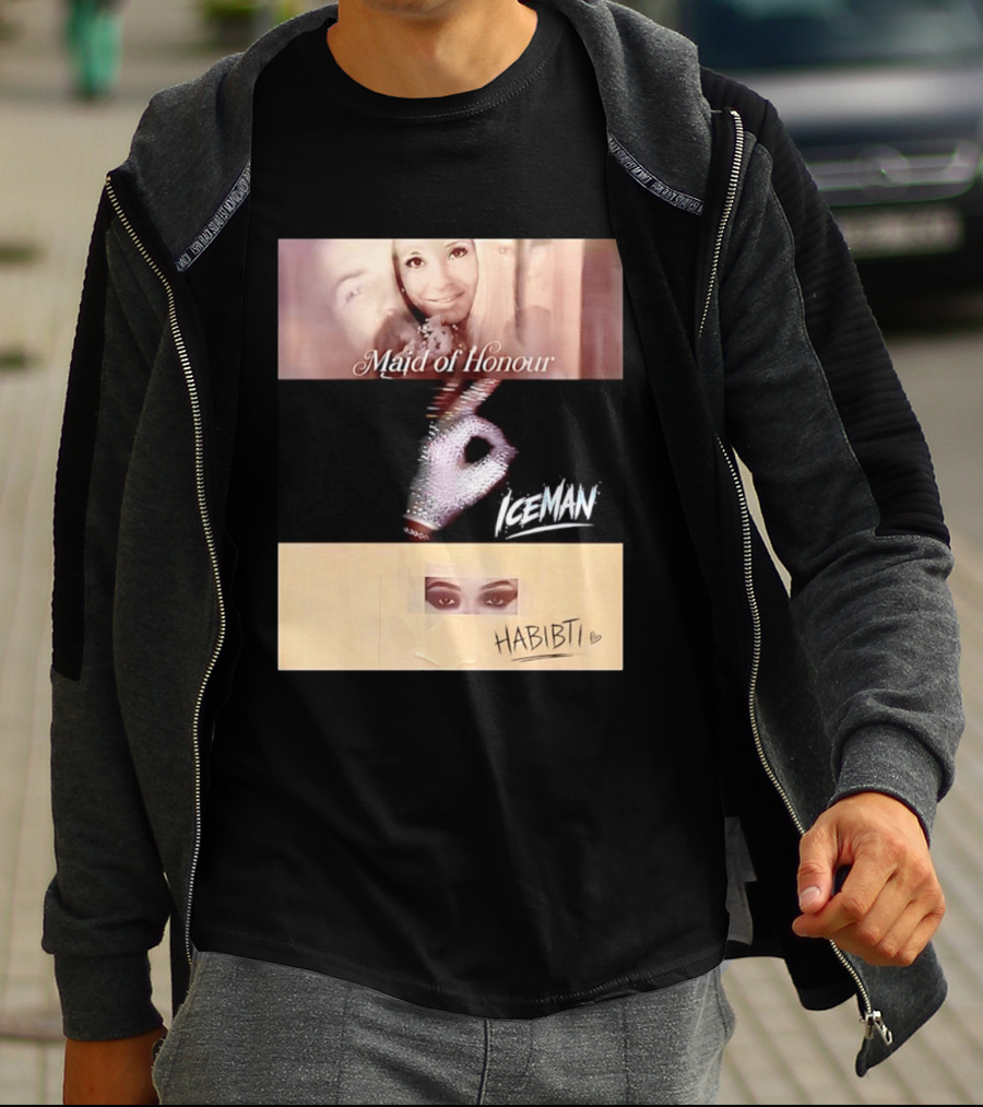 Maid Of Honour Iceman Habibti Mashup With Glove And Portraits T-Shirt