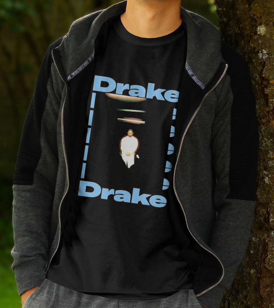 Drake Iceman 2026 Floating Figure Blue T-Shirt