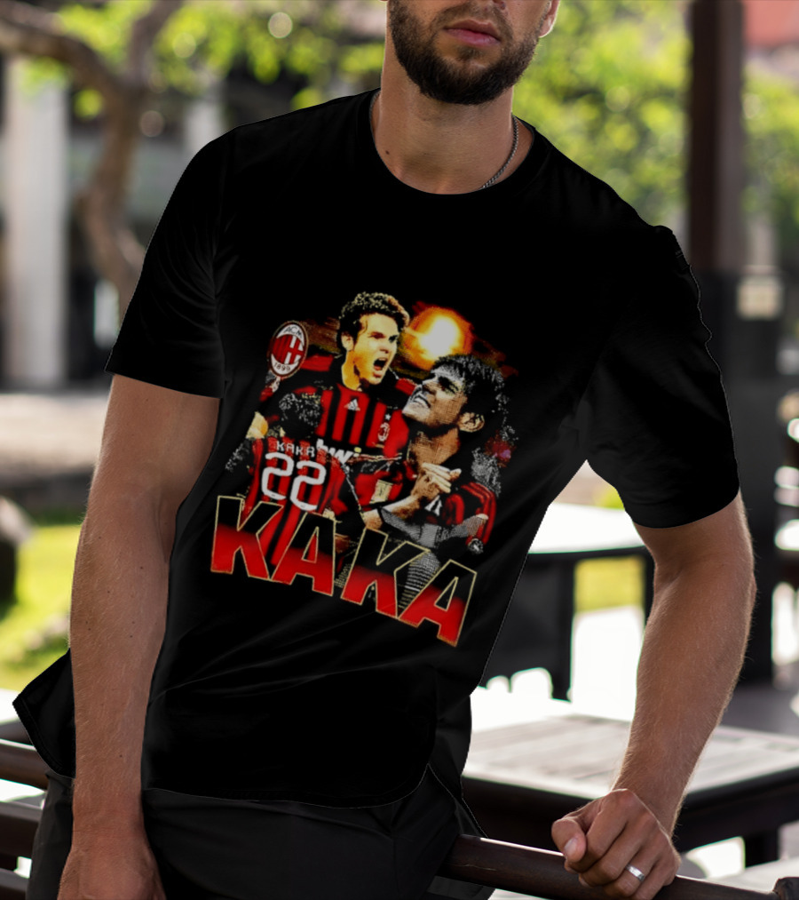 Kaká 22 AC Milan Soccer Icon Celebration 1899 T-Shirt