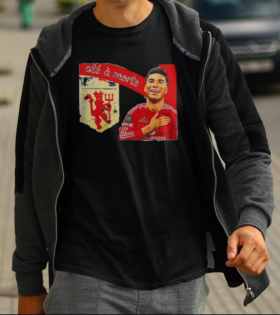 Manchester United Até à Morte Casemiro T-Shirt