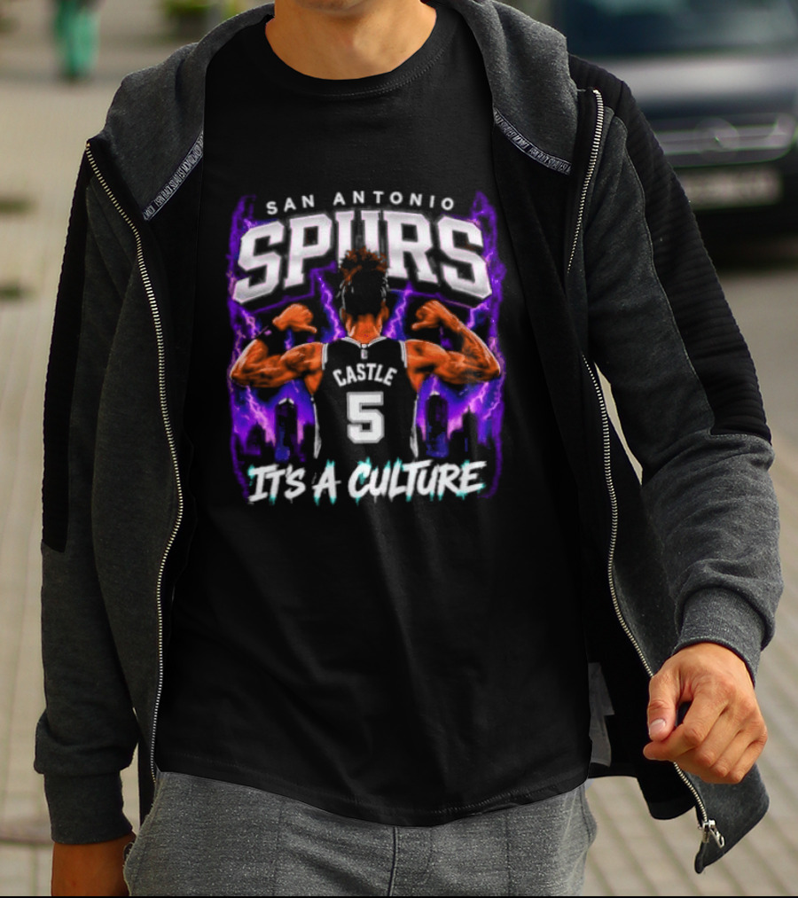 San Antonio Spurs Castle 5 It's A Culture T-Shirt