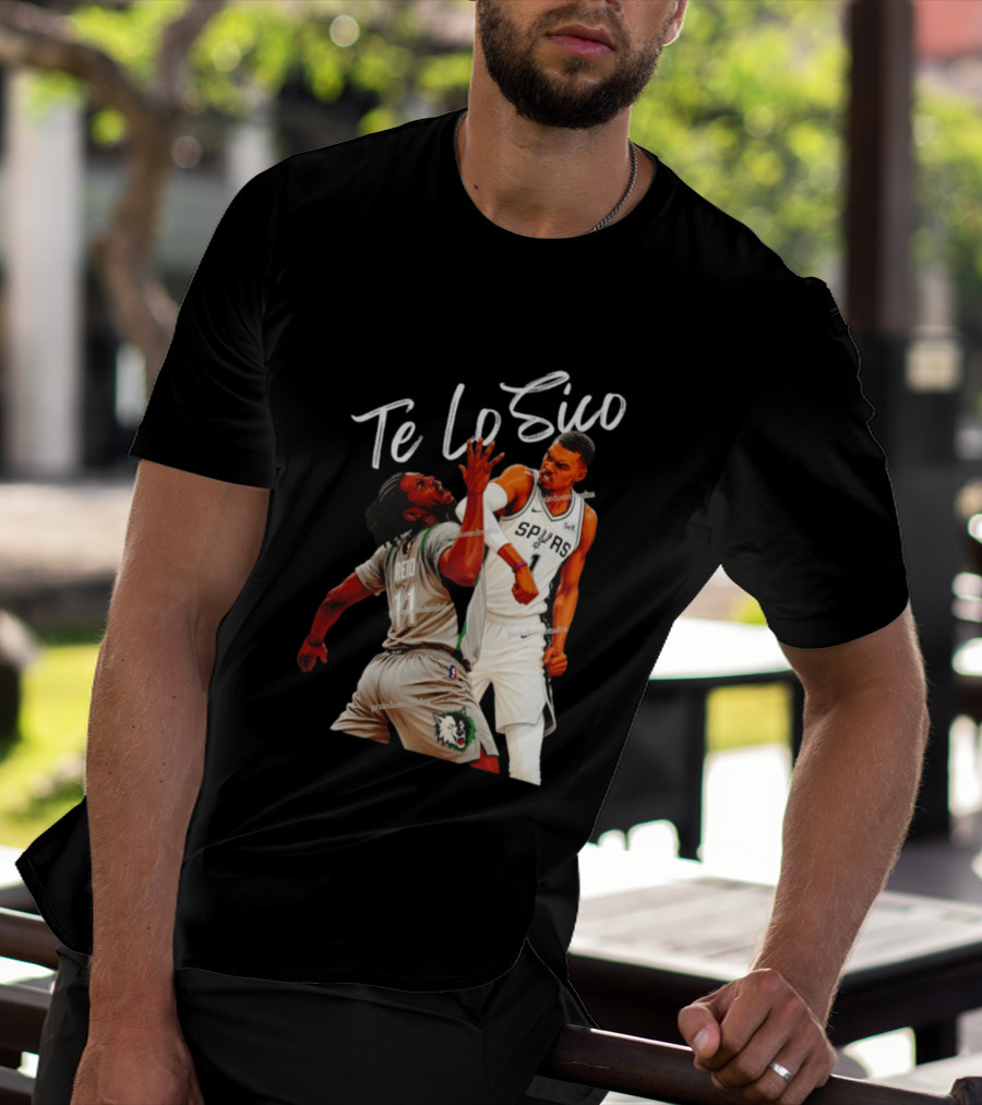 San Antonio Spurs Basketball Te Lo Sico Wemby Elbow Reid T-Shirt