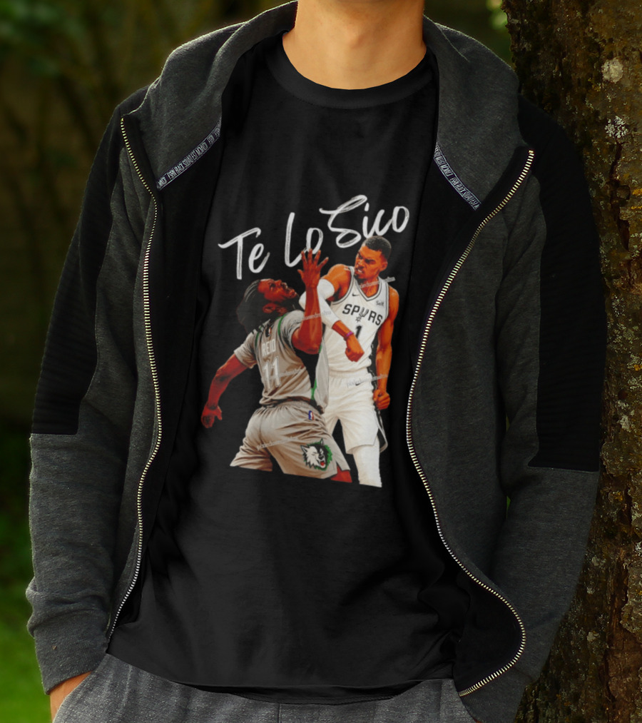 San Antonio Spurs Basketball Te Lo Sico Wemby Elbow Reid T-Shirt