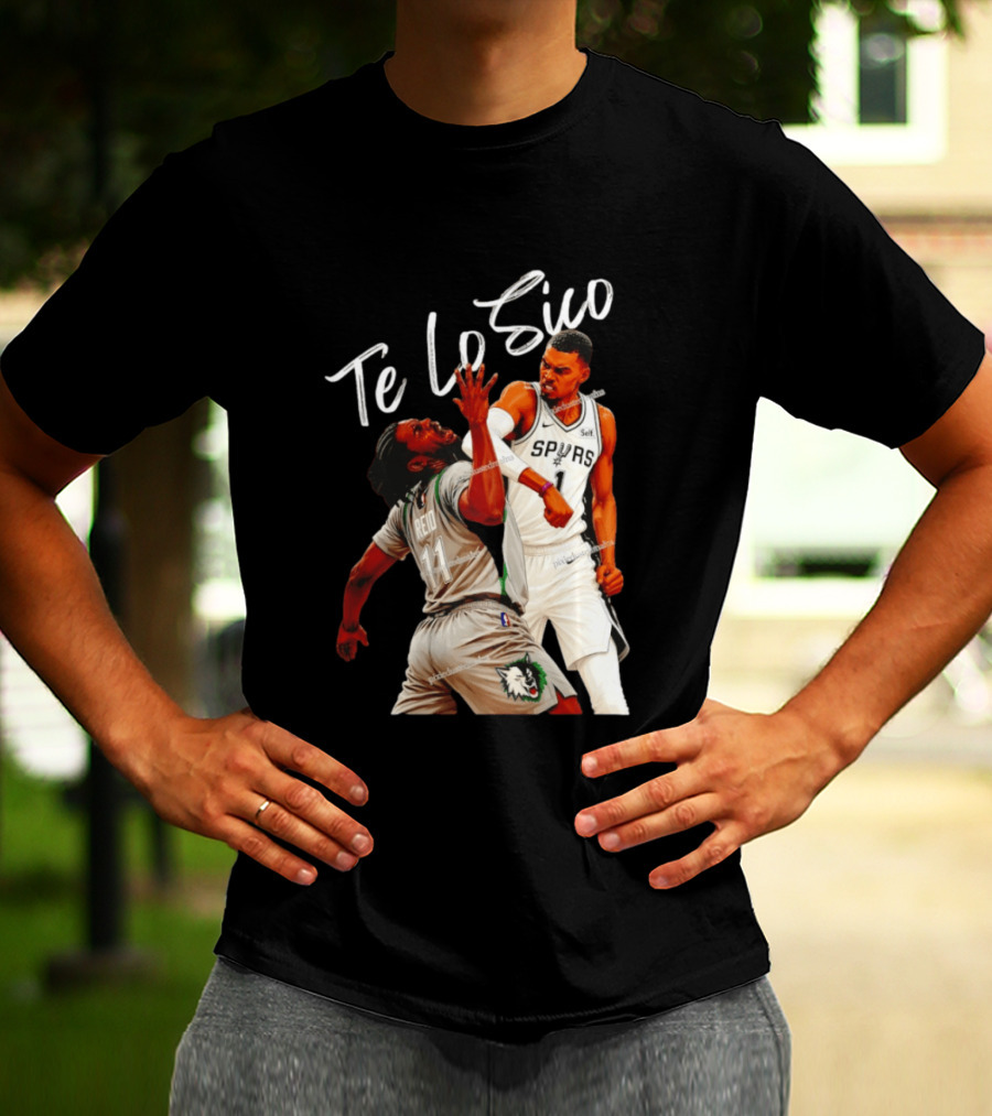 San Antonio Spurs Basketball Te Lo Sico Wemby Elbow Reid T-Shirt