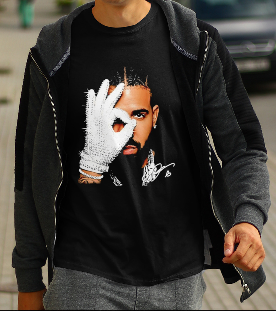 The Iceman Drake Rhinestone Glove T-Shirt