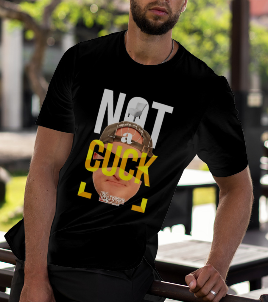 Not A Cuck With The Dan Le Batard Show And Stugotz Chair Hat And Face T-Shirt