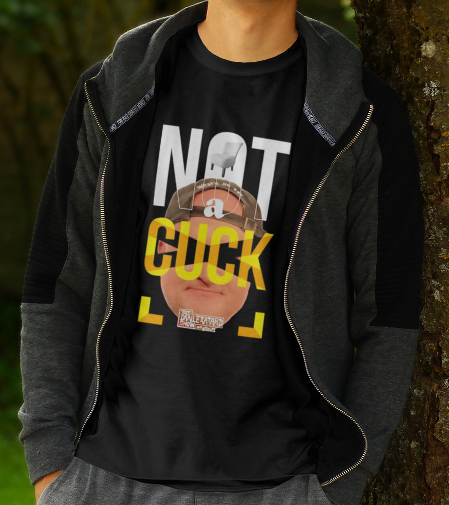 Not A Cuck With The Dan Le Batard Show And Stugotz Chair Hat And Face T-Shirt