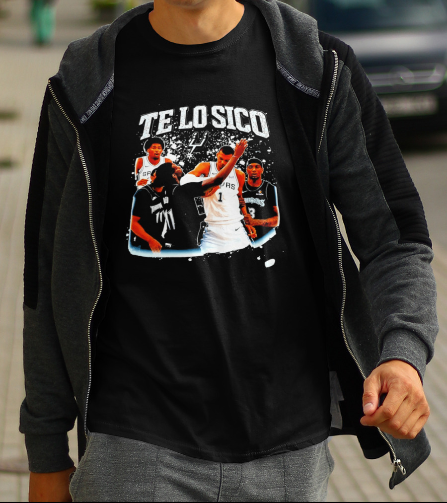 San Antonio Spurs Te Lo Sico Basketball Victor Wembanyama Naz Reid T-Shirt