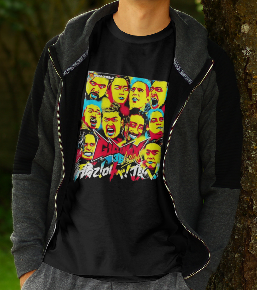NJPW G1 Climax 36 Multicolor Wrestlers T-Shirt