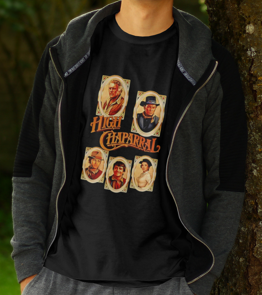 High Chaparral Classic Western Characters Collection T-Shirt