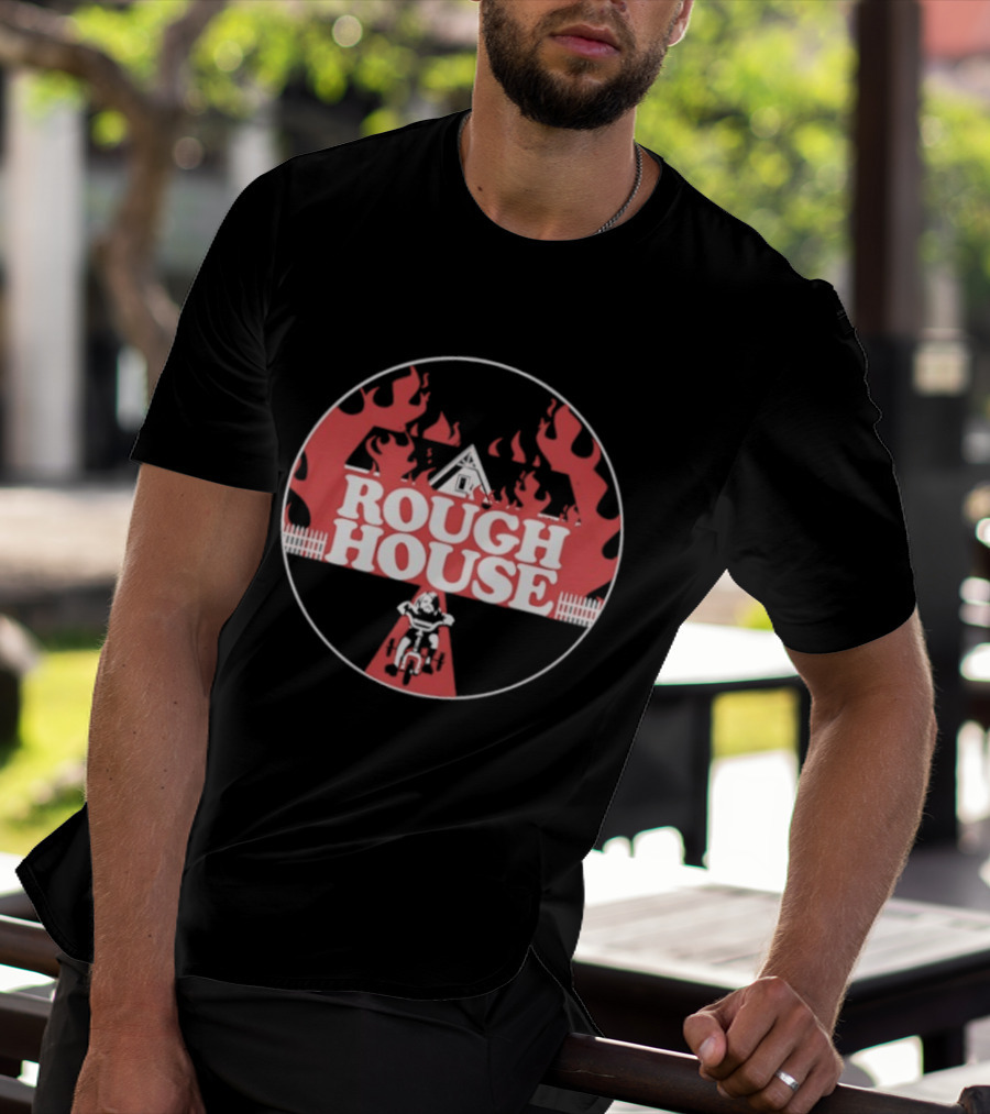 Rough House Flaming Pyramid T-Shirt