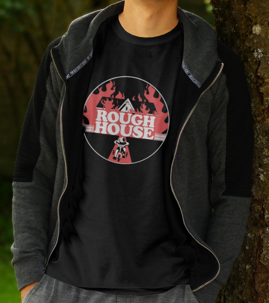 Rough House Flaming Pyramid T-Shirt