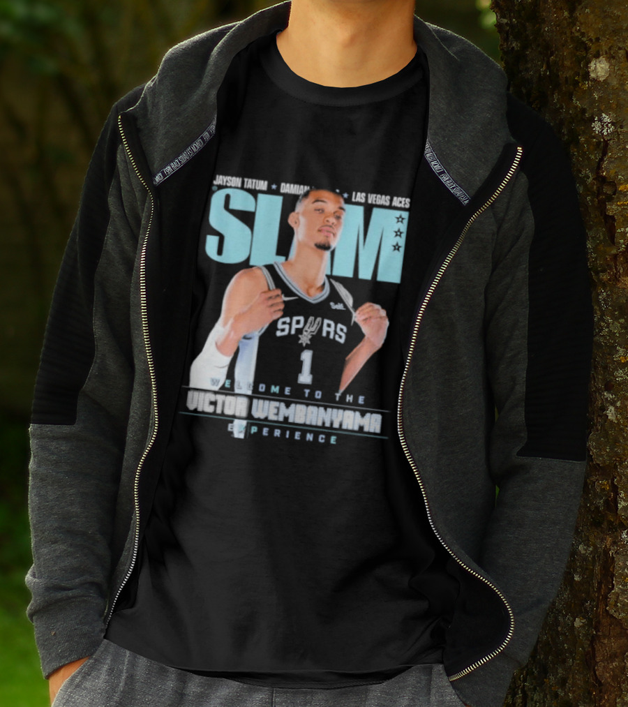 SLAM Victor Wembanyama Spurs Experience Welcome T-Shirt