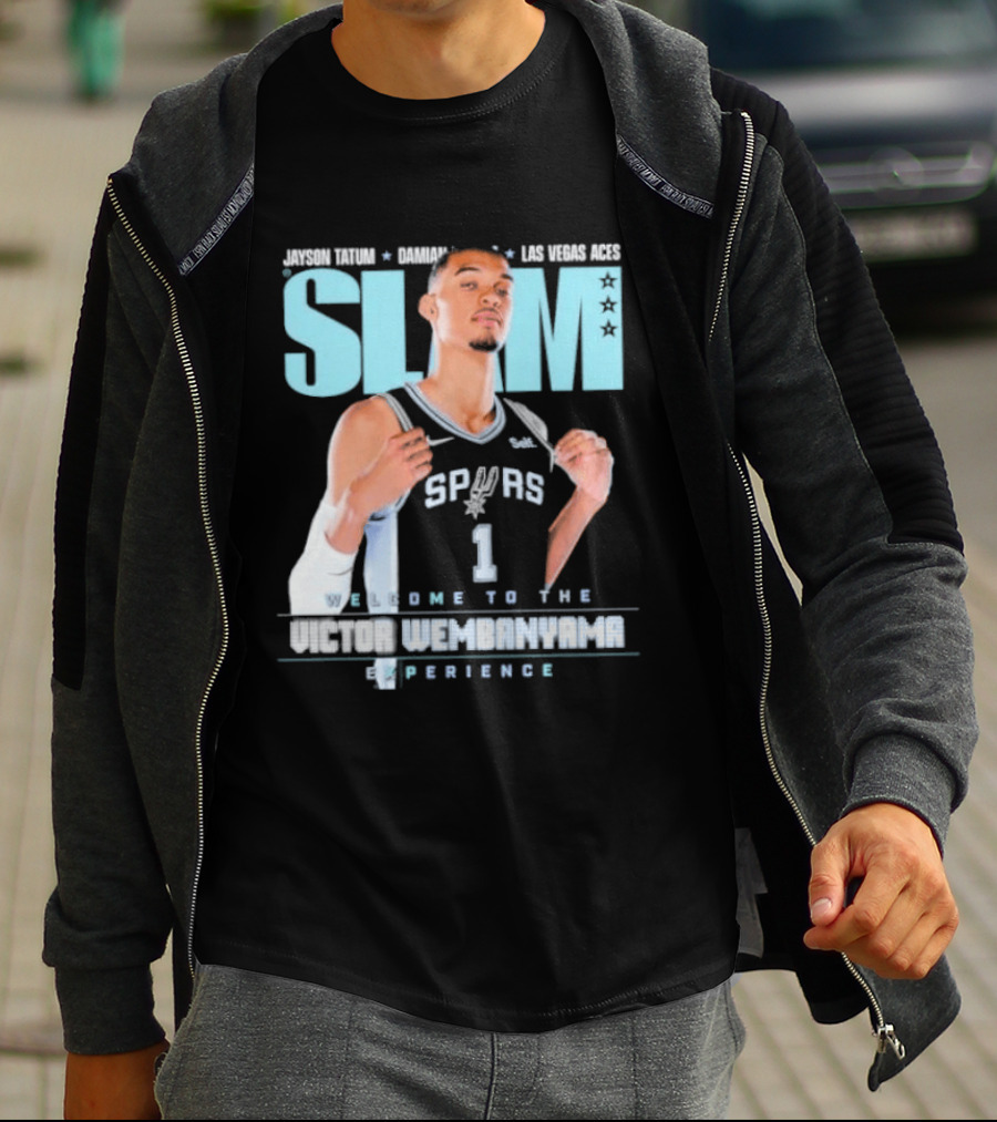 SLAM Victor Wembanyama Spurs Experience Welcome T-Shirt
