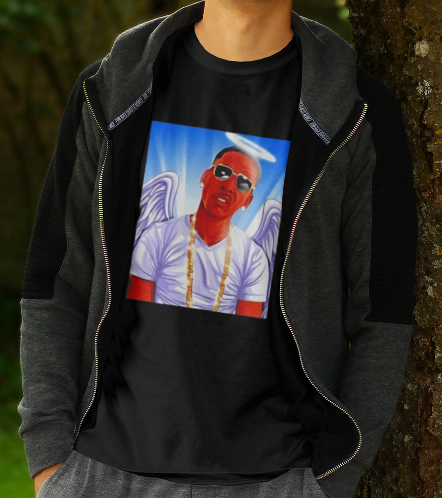 Young Dolph Angel Wings Halo Hip Hop Rap T-Shirt