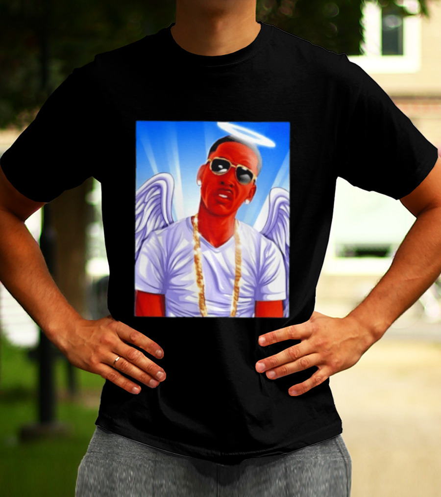 Young Dolph Angel Wings Halo Hip Hop Rap T-Shirt