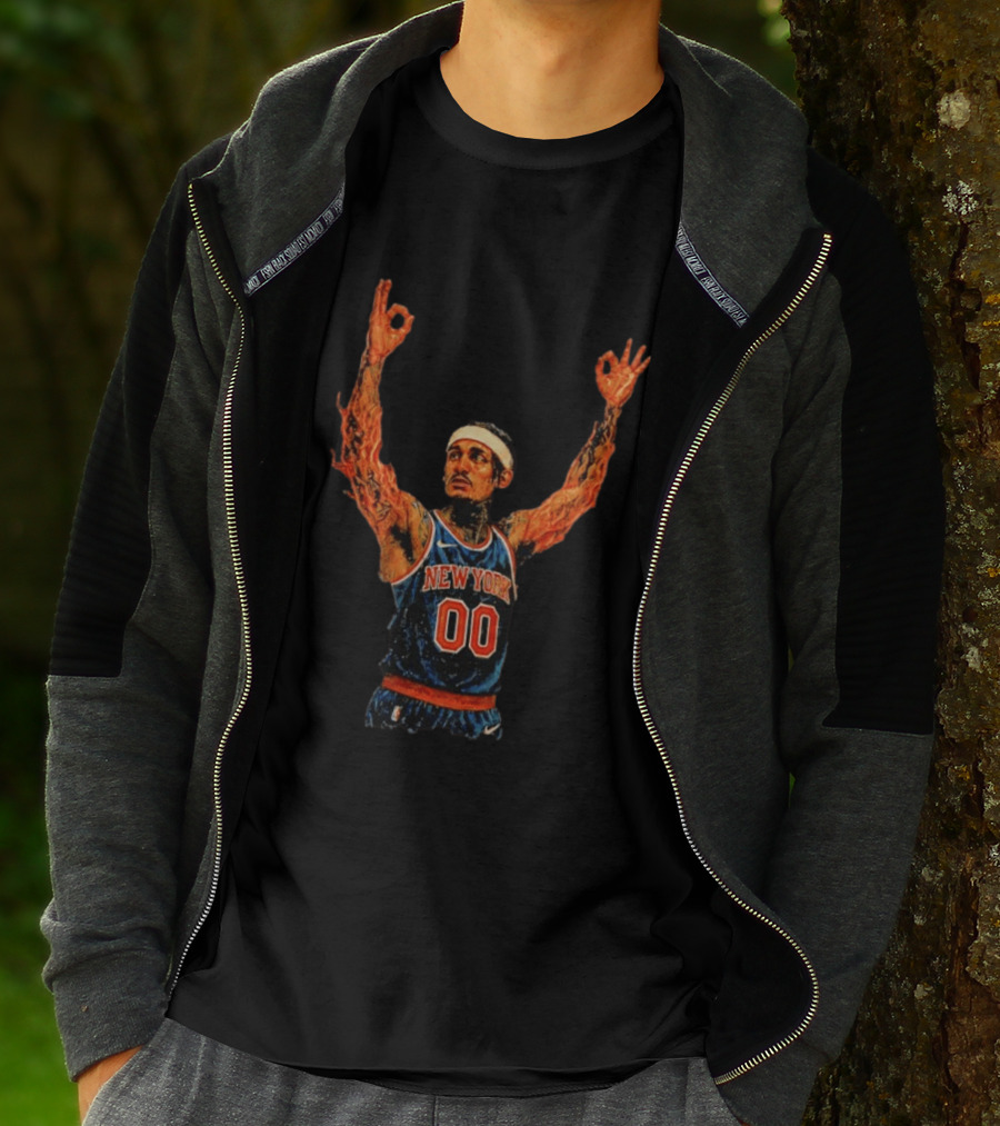 New York Knicks Ben Stiller MSG Game 1 Basketball Jersey 00 T-Shirt