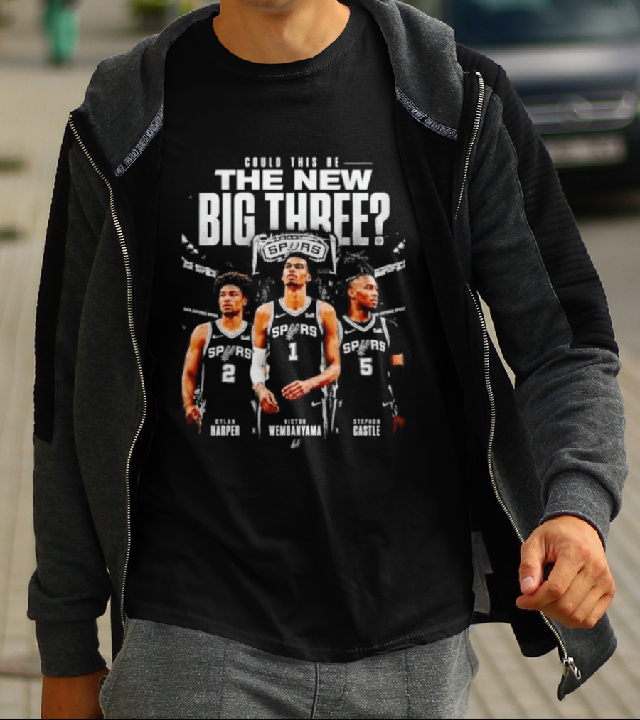 Could This Be The New Big Three San Antonio Spurs Basketball Legends T-Shirt