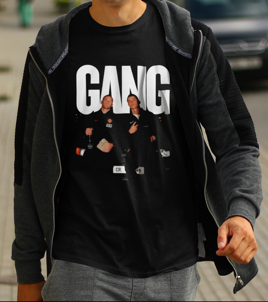 Cristiano Ronaldo Wayne Rooney Manchester United Gang T-Shirt