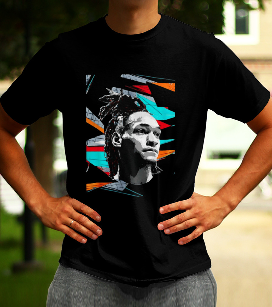 Devin Vassell San Antonio Spurs NBA Big Face Player T-Shirt