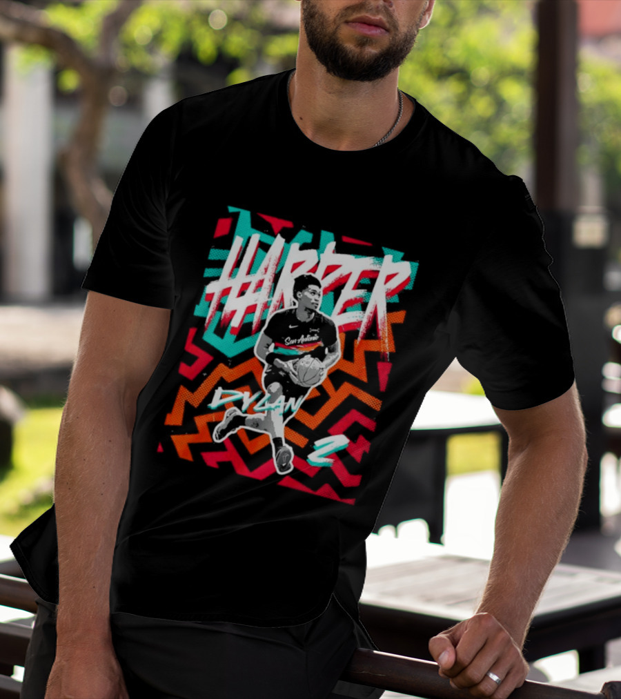 Dylan Harper San Antonio Spurs 2 NBA Fiesta T-Shirt