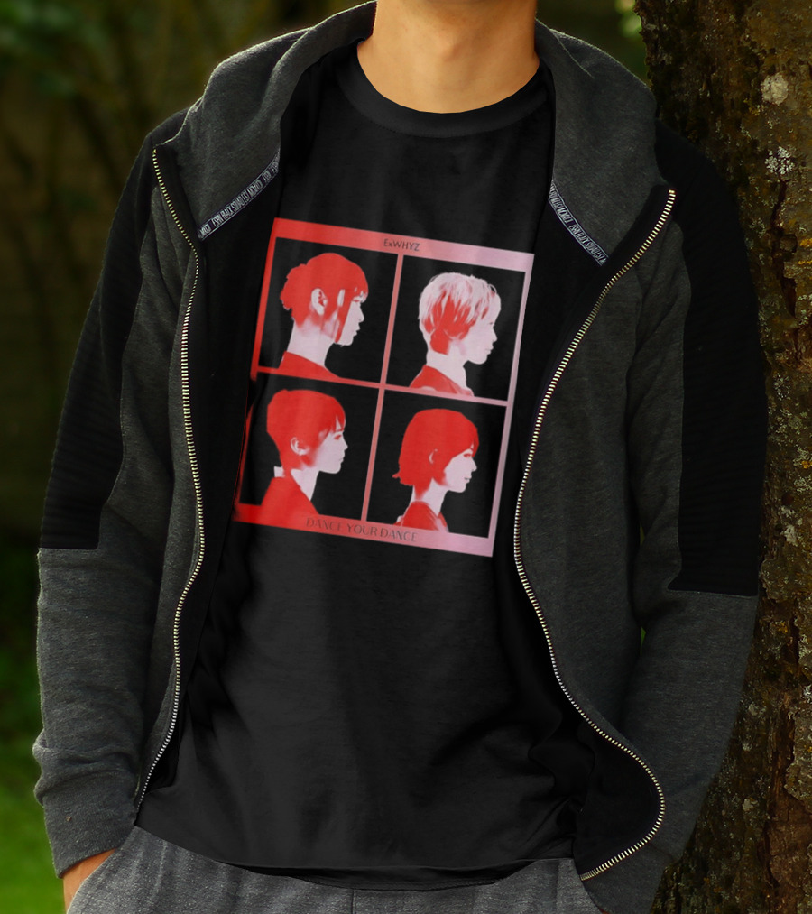 Exwhyz Dance Your Dance Four Profiles Red Frame T-Shirt