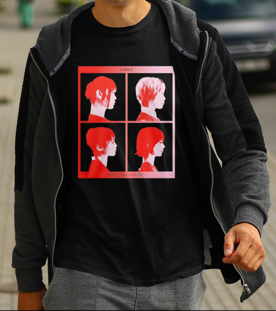 Exwhyz Dance Your Dance Four Profiles Red Frame T-Shirt