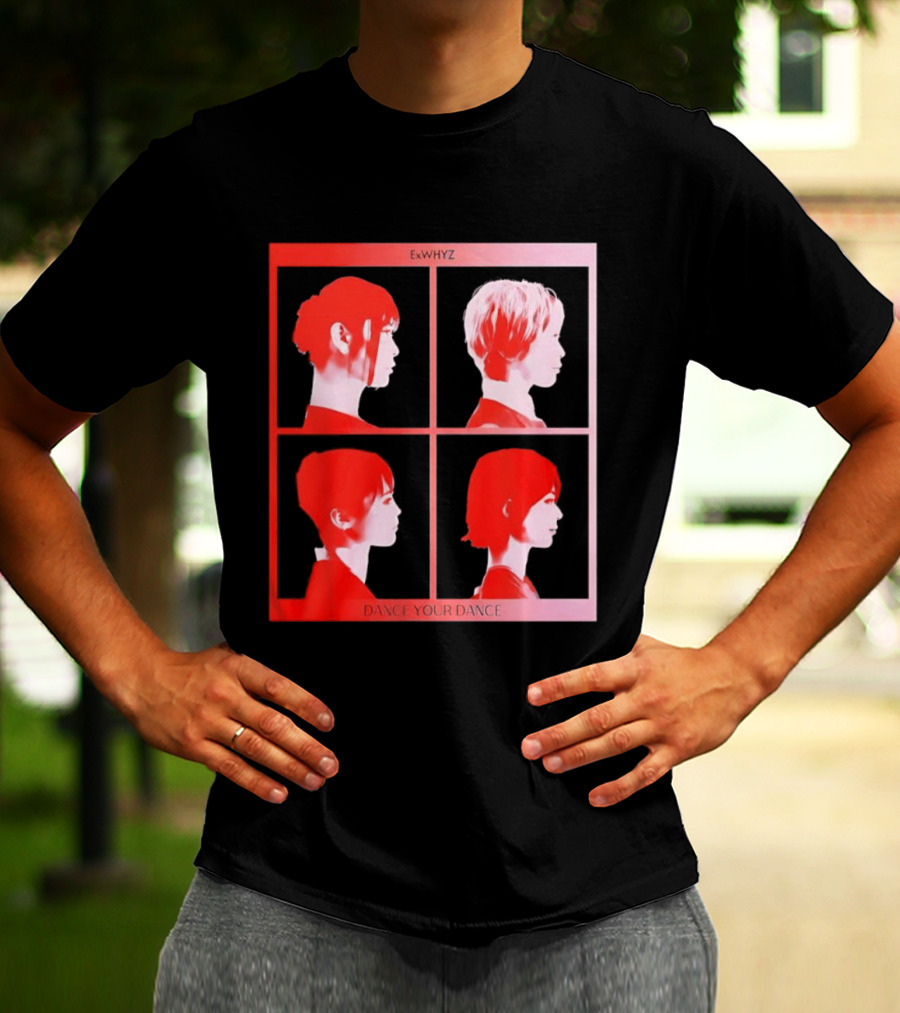 Exwhyz Dance Your Dance Four Profiles Red Frame T-Shirt