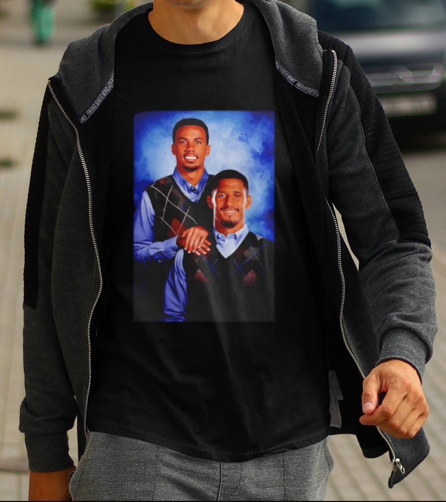 Arsenal FC Gabriel Magalhaes William Saliba Step Brothers Argyle Sweater Vest T-Shirt