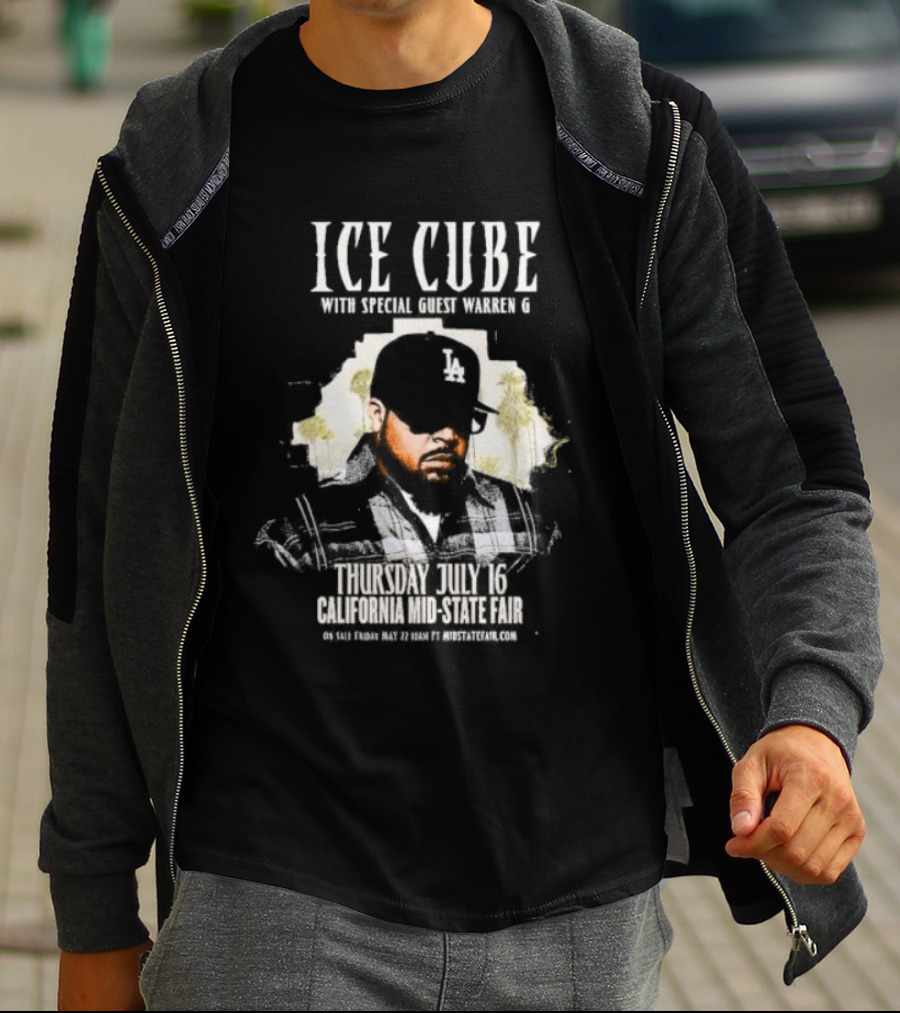 Ice Cube With Special Guest Warren G Thursday July 7 Thunder Valley Casino Resort T-Shirt