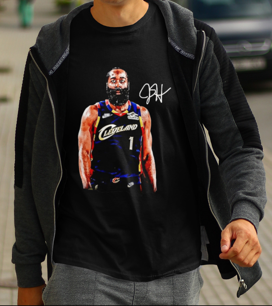 Cleveland Cavaliers James Harden 1 Basketball Jersey T-Shirt