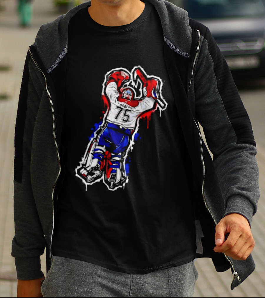 Laval Rocket Jakub Dobes Goalie 75 Hockey T-Shirt
