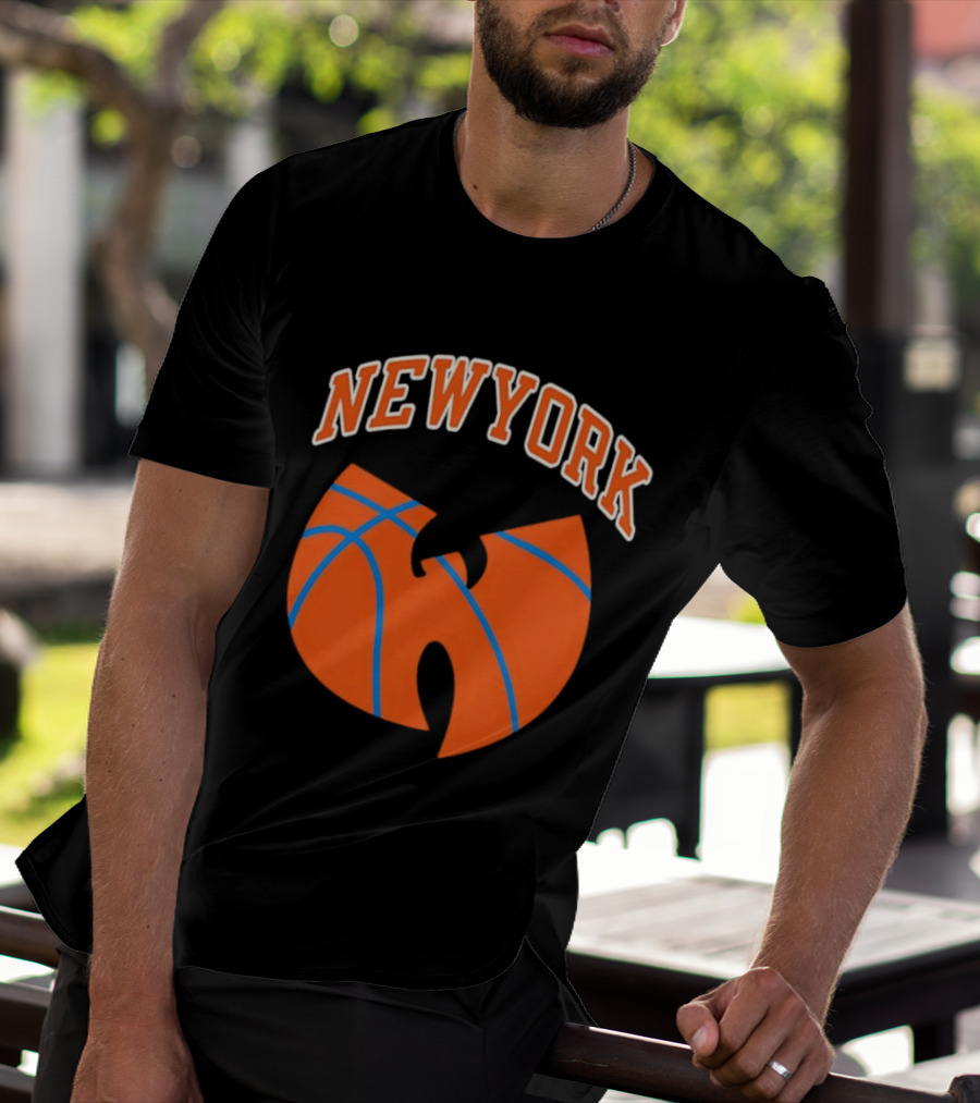 New York Basketball Wu Tang Clan Iconic Sports Fusion T-Shirt