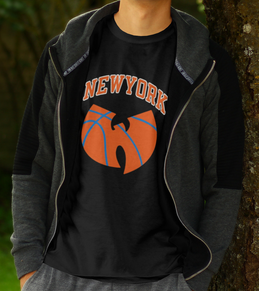 New York Basketball Wu Tang Clan Iconic Sports Fusion T-Shirt