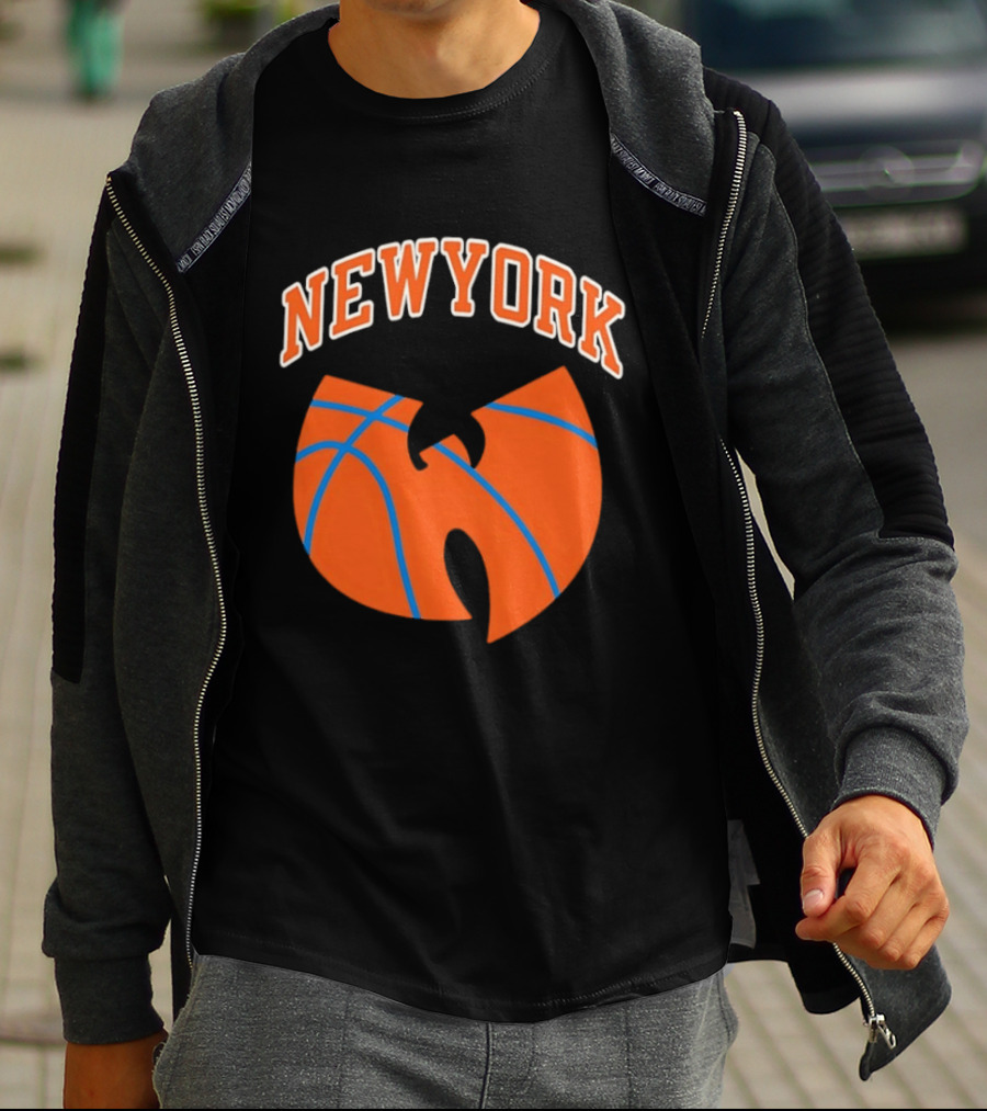 New York Basketball Wu Tang Clan Iconic Sports Fusion T-Shirt